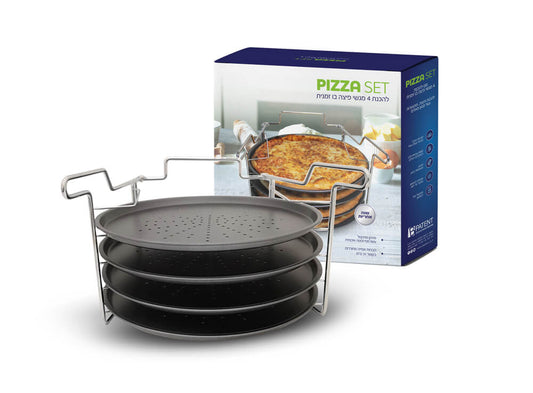 מעמד להכנת 4 פיצות