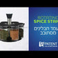 מעמד פרימיום לתבלינים מסתובב - 2 קומות